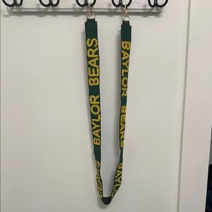Green and Yellow Baylor Bears Beaded Purse Strap